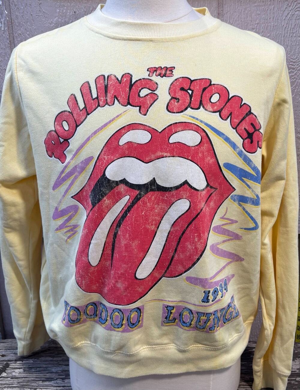 Rolling Stones Voodoo Lounge 1994 pullover sweatshirt Size XL rock band shirt